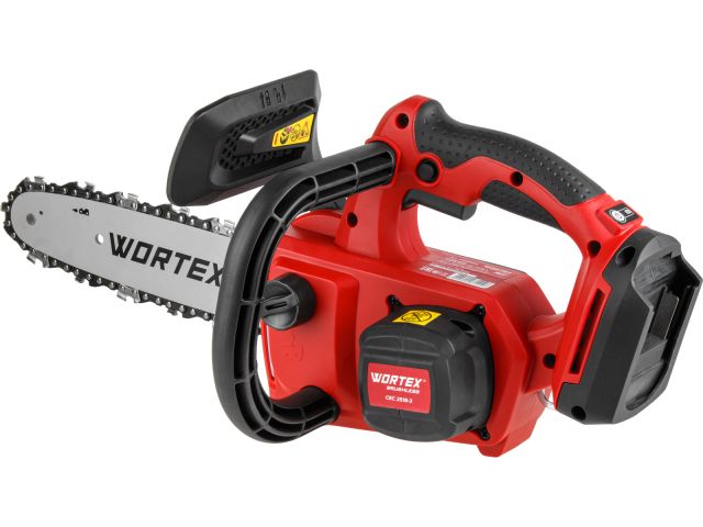 Аккум. пила цепная WORTEX CEC 2518-3 в чем. ALL1 XLT SET БЕСЩЕТ., 18 В, 25.4 см