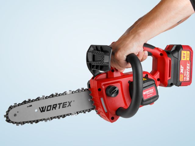 Аккум. пила цепная WORTEX CEC 2518-3 в чем. ALL1 XLT SET БЕСЩЕТ., 18 В, 25.4 см