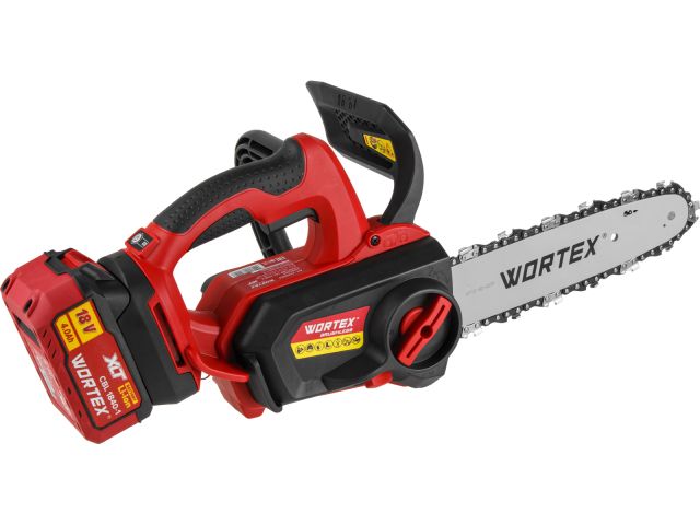 Аккум. пила цепная WORTEX CEC 2518-3 в чем. ALL1 XLT SET БЕСЩЕТ., 18 В, 25.4 см