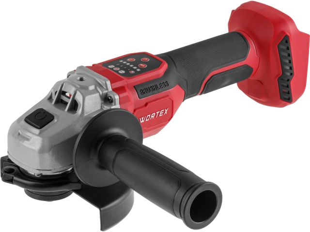 Аккум. углошлифмашина WORTEX CAG 1812-2 SE в кор. XLT SOLO БЕСЩЕТ., 18 В, 125 мм, 3000-8500 об/мин