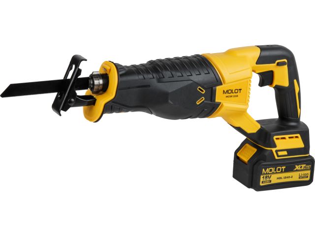 Пила сабельная аккумуляторная MOLOT MCSR 1118 XLT Lite SET