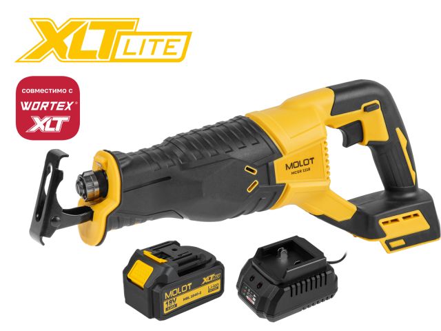 Пила сабельная аккумуляторная MOLOT MCSR 1118 XLT Lite SET