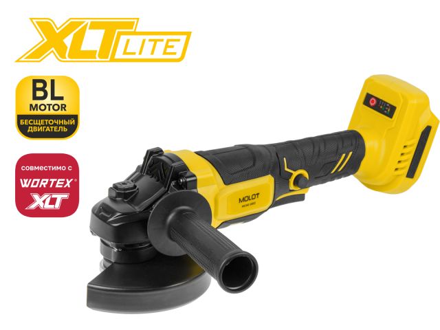 Шлифмашина угловая аккумуляторная MOLOT MCAG 1812 XLT Lite SOLO