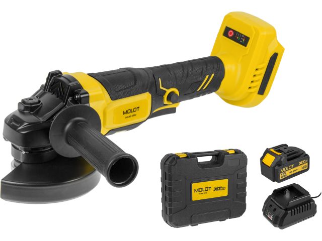 Шлифмашина угловая аккумуляторная MOLOT MCAG 1812 XLT Lite SET