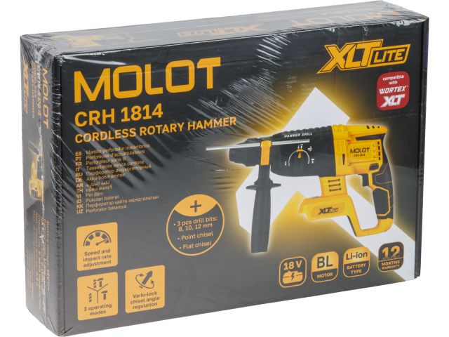 Перфоратор аккумуляторный MOLOT CRH 1814 XLT Lite SOLO