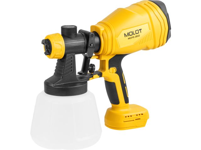 Краскораспылитель аккумуляторный MOLOT MCPS 1810 XLT Lite SOLO
