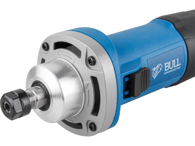 Прямая шлифмашина BULL EDG 6528 E в кор. 670 Вт, 8000-30000 об/мин, цанги 6 и 8 мм