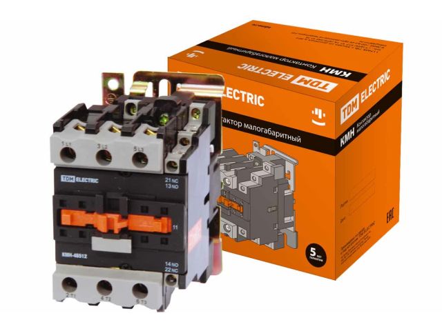 Контактор КМН-48012 80А 230В/АС3 1НО,1НЗ TDM