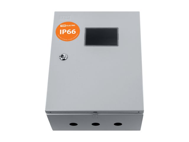 Щит учетный ЩУ-1ф/1-0-12 IP66 (ЩУРН-1/12 IP66) 395х310х165 TDM