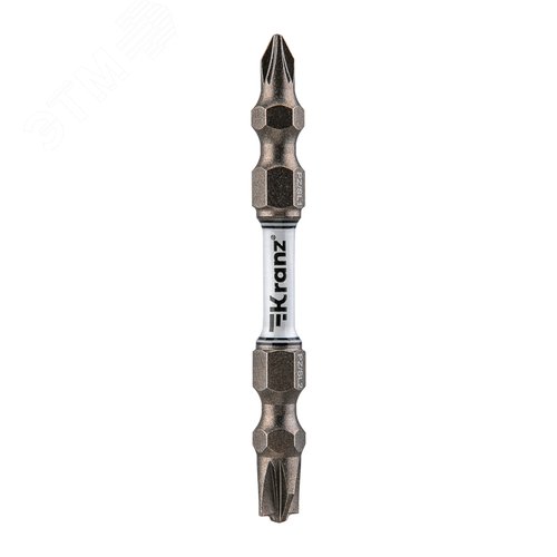 Бита для шуруповерта PZ/FL1 x PZ/FL2х65 мм (2 шт)
