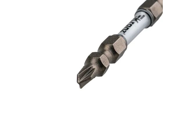 Бита для шуруповерта PZ/FL1 x PZ/FL2х65 мм (2 шт/уп) KRANZ