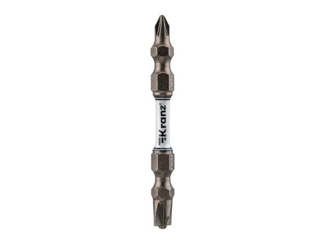 Бита для шуруповерта PZ/FL1 x PZ/FL2х65 мм (2 шт)