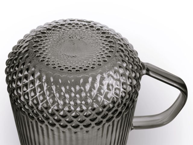 Кружка стеклянная, 400 мл, серия SONATA GREY, PERFECTO LINEA