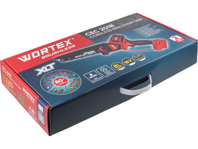 Аккум. мини-пила WORTEX CEC 2018 в кор. ALL1 XLT SOLO БЕСЩЕТ., 18 В, 20 см