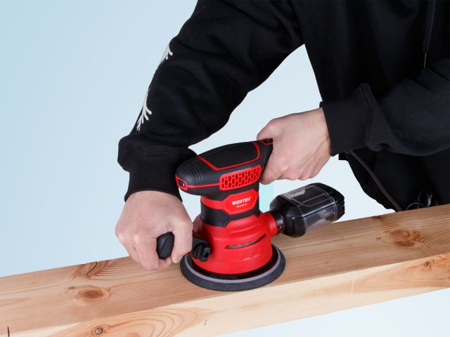 Эксцентриковая шлифмашина WORTEX RS 1250-1 E в кор. 450 Вт, 150 мм, 6000-12000 об/мин