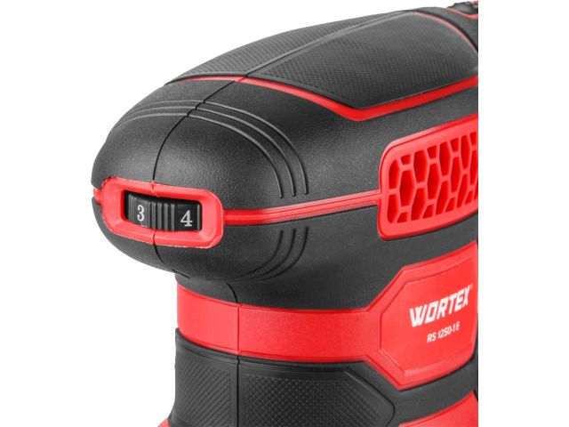 Эксцентриковая шлифмашина WORTEX RS 1250-1 E в кор. 450 Вт, 150 мм, 6000-12000 об/мин