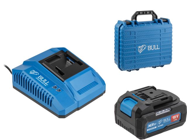 Набор аккумулятор 4 А*ч и зарядное устройство 1х4 А BULL XLTpro в чем. SET