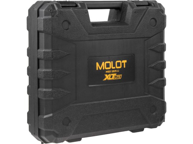 Дрель-шуруповерт аккумуляторная MOLOT MBD 1825 Li XLT Lite SET