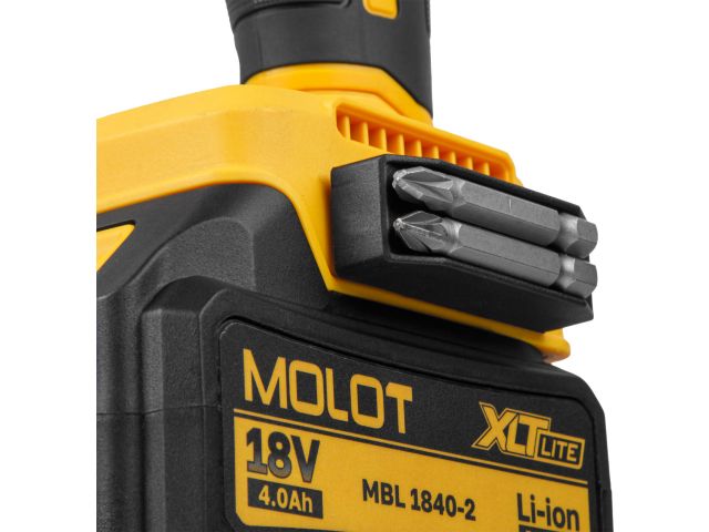 Набор аккум. инструмента MOLOT XLT Lite SET УШМ+Перфоратор+Шуруповерт