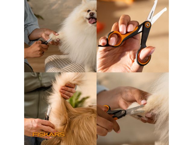 Ножницы с закругл. концами для животных PET FISKARS