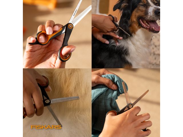 Ножницы филировочные для животных PET FISKARS