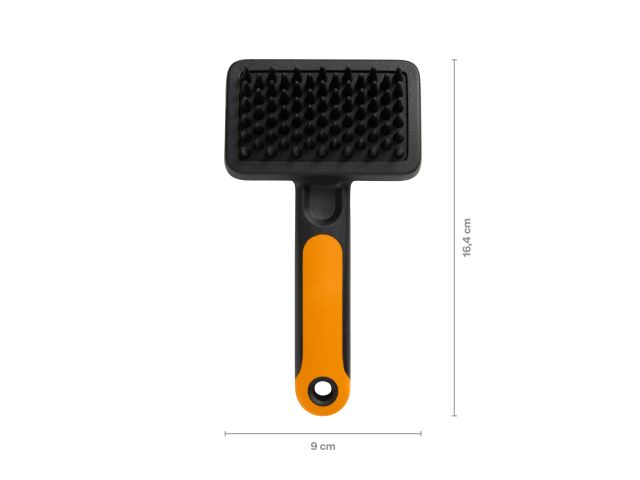 Щетка для шерсти силикон. PET FISKARS