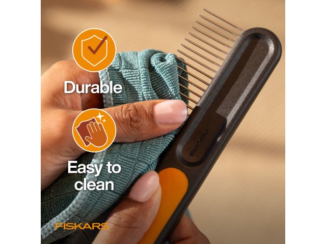 Гребень стальной для животных PET FISKARS