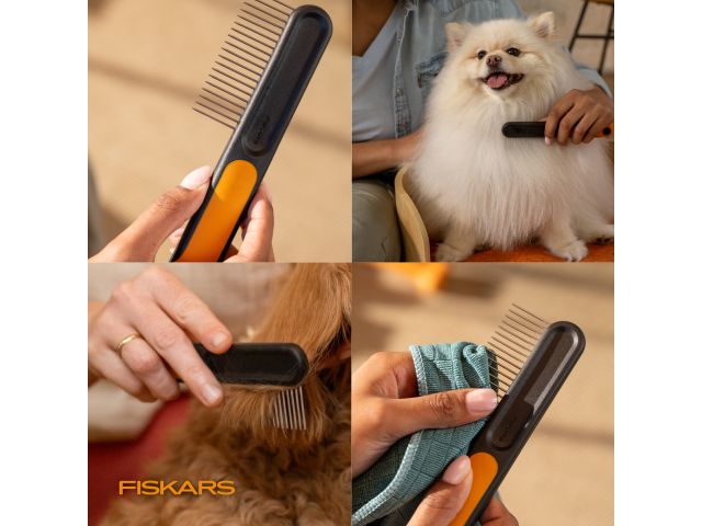 Гребень стальной для животных PET FISKARS