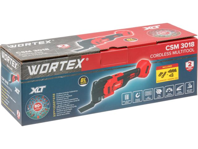 Аккум. многофункциональный инструмент (реноватор) WORTEX CSM 3018 в кор. ALL1 XLT + аксесс. SOLO