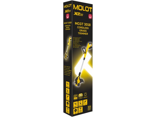 Триммер аккумуляторный MOLOT MCGT 3018 XLT Lite SET