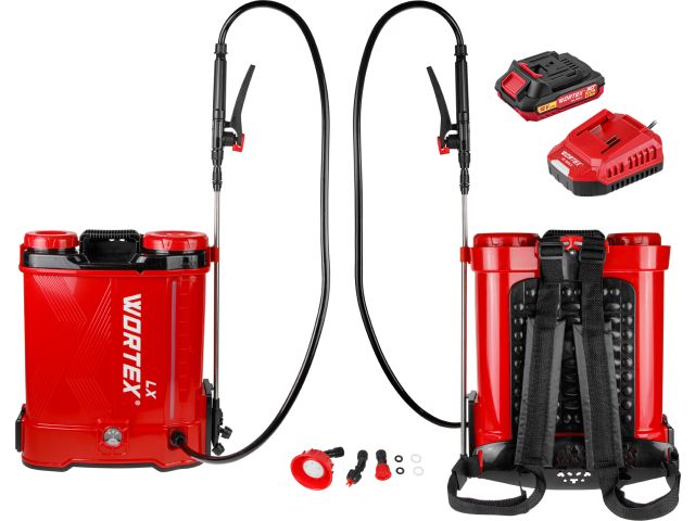 Аккум. опрыскиватель WORTEX LX KS 1220-1 Li в кор. ALL1 XLT SET 18В, 12 л, 2 Ач акб