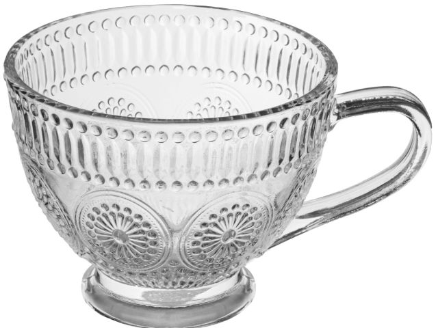 Кружка стеклянная, 420 мл, серия Royalty, PERFECTO LINEA
