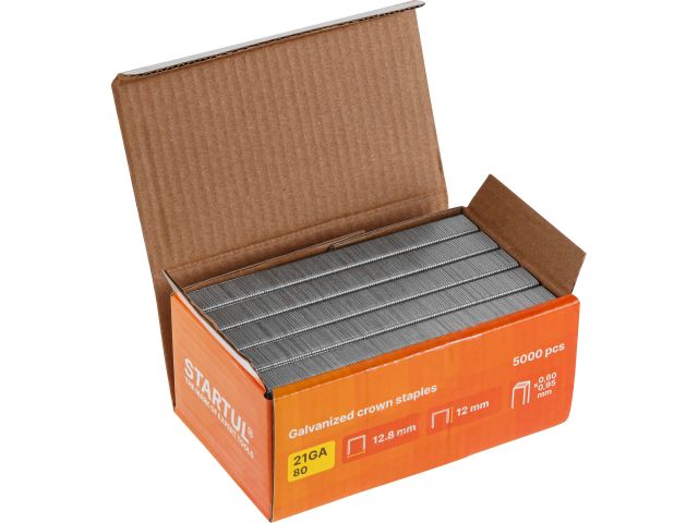Скобы тип 21GA 12мм (5000шт) STARTUL PROFI (ST4540-12)