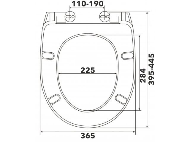 Сиденье для унитаза с микролифтом TANK, AV Engineering
