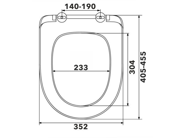 Сиденье для унитаза FLAT, AV Engineering