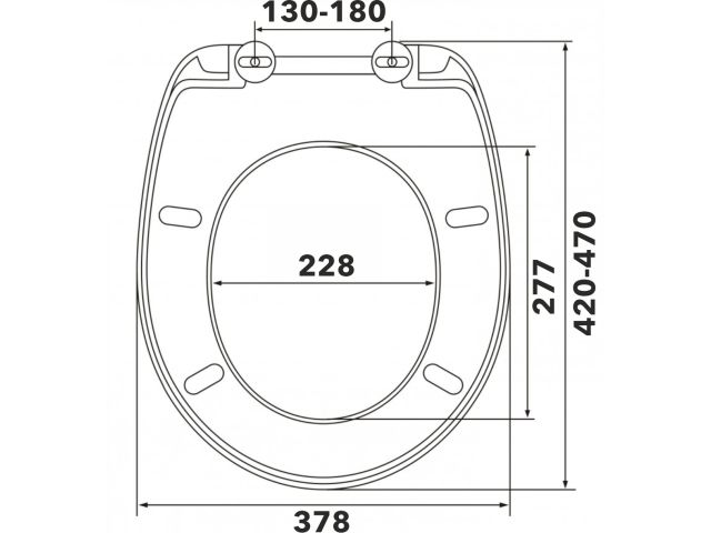 Сиденье для унитаза Идея, AV Engineering