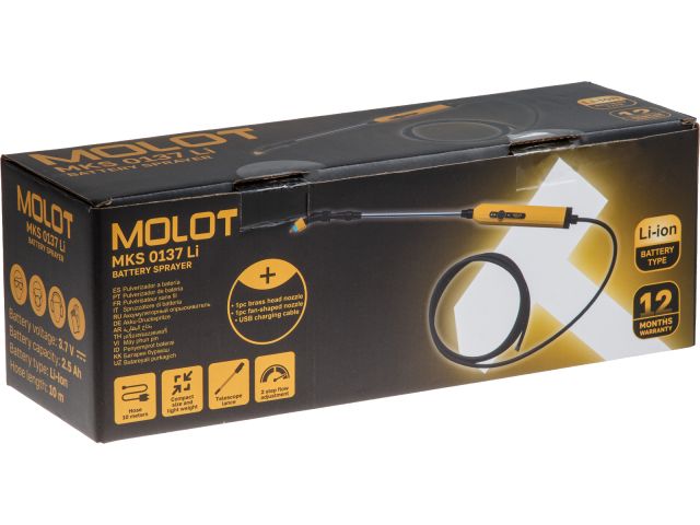 Опрыскиватель аккумуляторный MOLOT MKS 0137 Li