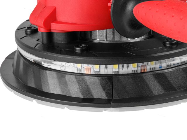 Шлифмашина для стен и потолков WORTEX DG 1885 в кор. 800 Вт, 180 мм, LED, 1200-2300 об/мин