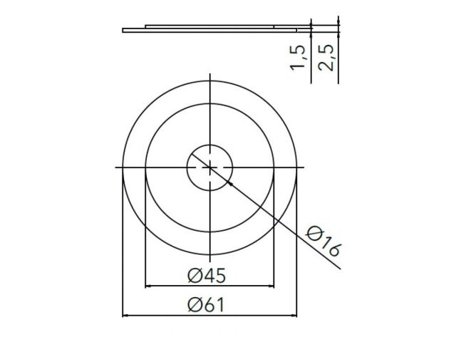Прокладка для выпуска 64мм (уп. 5шт.), AV Engineering