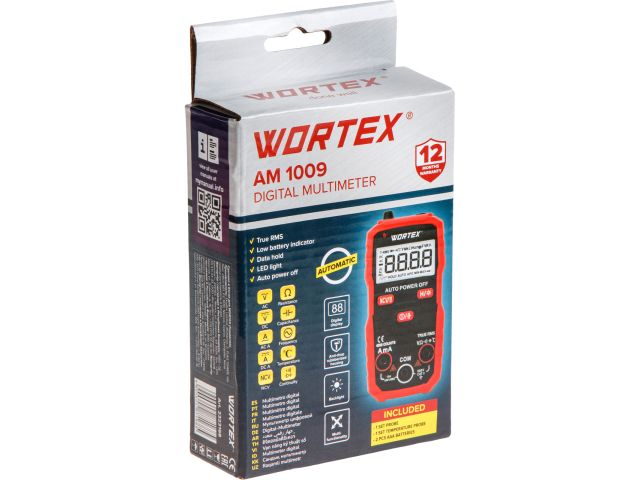 Мультиметр цифровой WORTEX AM 1009