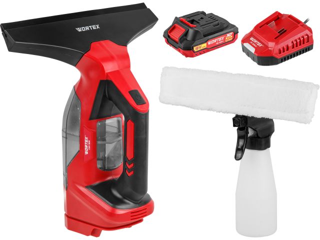 Аккум. стеклоочиститель WORTEX CWV 1828 в кор. ALL1 XLT SET 1х2 А*ч, 18 В, 280 мм, 100 мл, пульвери