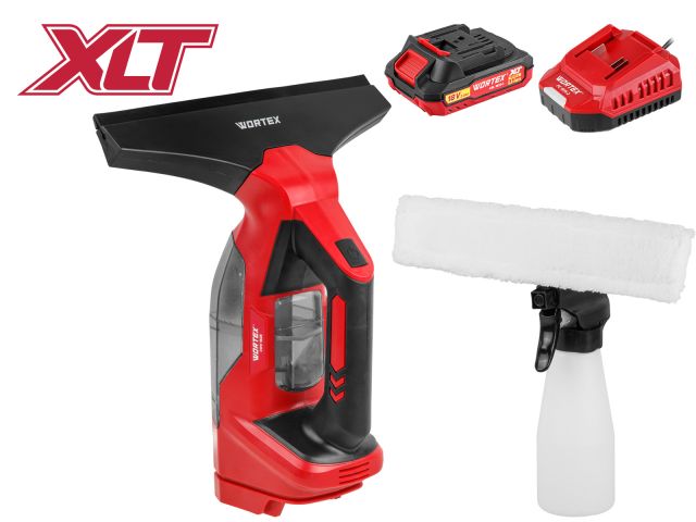 Аккум. стеклоочиститель WORTEX CWV 1828 в кор. ALL1 XLT SET 1х2 А*ч, 18 В, 280 мм, 100 мл, пульвери