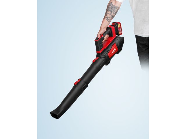 Аккум. воздуходувка WORTEX BB 1218-1 D XLT SET БЕСЩЁТ., 18В, 440-720 м.куб/ч, 92-152 км/ч