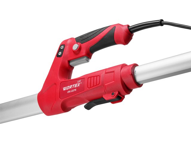 Шлифмашина для стен и потолков WORTEX LX DG 2275 в кор. с штангой, 750 Вт, 225 мм, эксц., LED