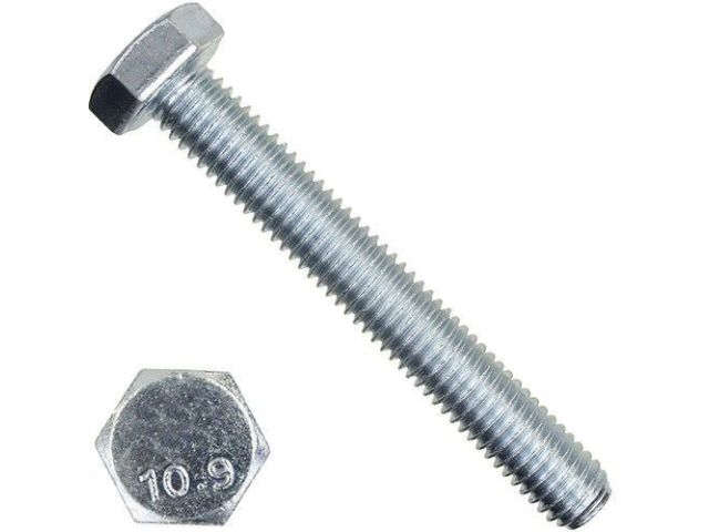 Болт М12х50 мм шестигр., цинк, кл.пр. 10.9 ГОСТ 7798-70 (25 кг)