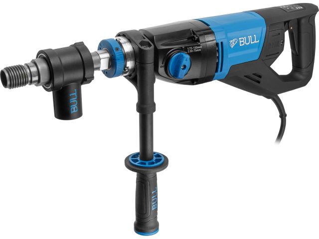 Дрель алмазного сверления BULL PCD 1520 D в чем., 2000 Вт, 150 мм, 2 скор., микроуд., сух. свер.