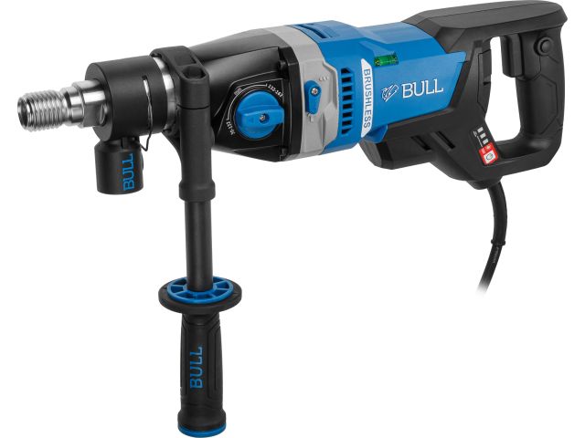 Дрель алмазного сверления BULL PCD 1624 D в чем., БЕСЩЕТ., 2400 Вт, 162 мм, 2 скор., микроуд., сух.