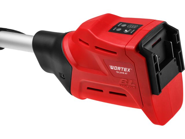 Триммер аккум. WORTEX TB 2418 AT XLT SOLO БЕСЩЁТ., 18В, шир.скаш.380/255 мм леска/нож