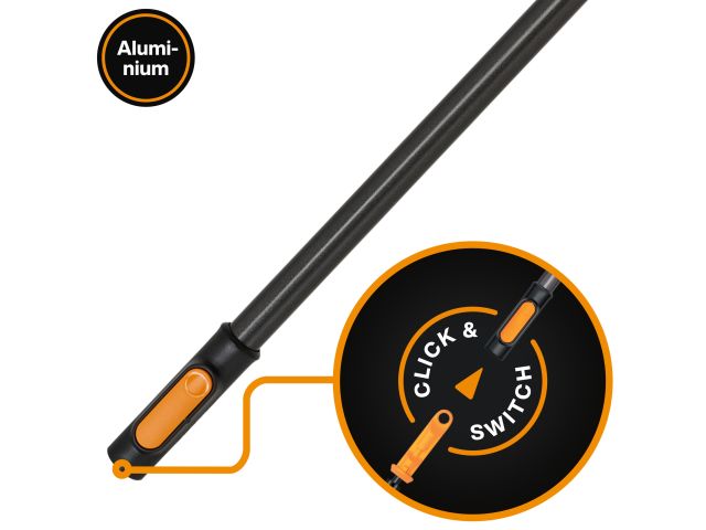 Черенок алюминиевый L 161см OneClick FISKARS