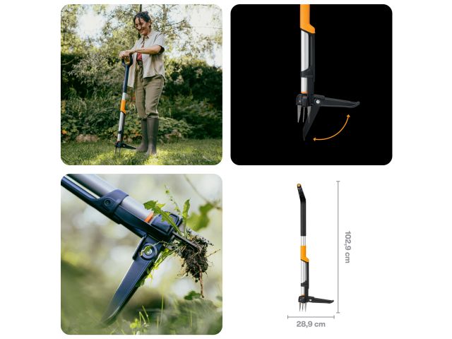 Корнеудалитель телескопический X-series FISKARS
